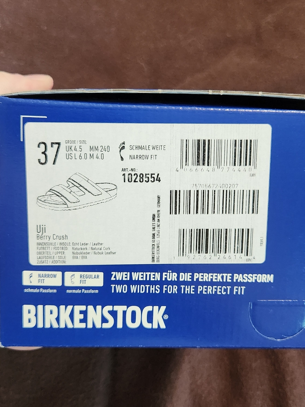 Birkenstock Uji Soft Footbed Sandals in Wine Sz 37 NIB - Picture 5 of 5